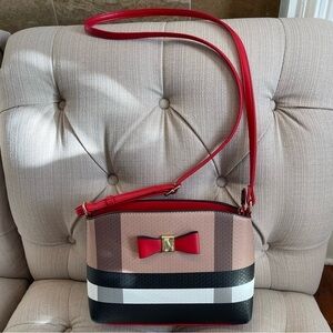 VEGAN Multicolor Block  Crossbody Handbag Peta Approved